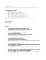 Welcome to SAi Flexi 12 The Flexi product group contains (Page 1 / 3) SAi Production Suite 12 Readme